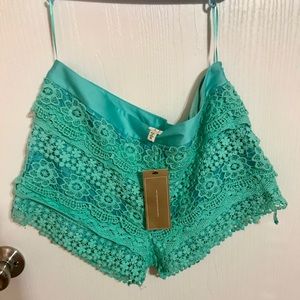 Francesca’s crocheted shorts